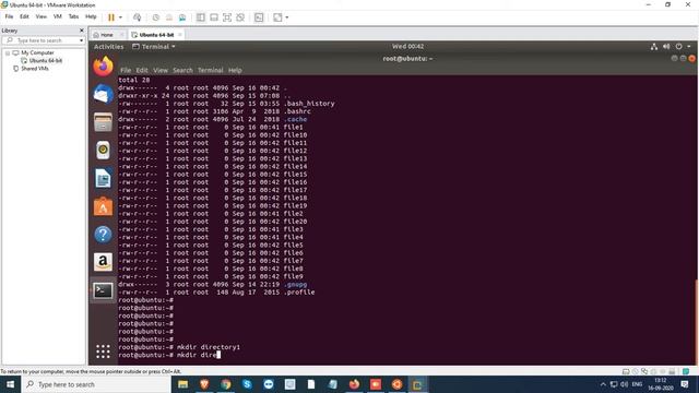 how to create files and directories in linux