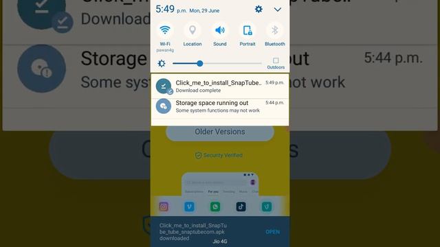 Download snaptube new version Android  india