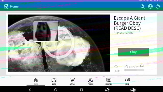 Roblox (escape the giant burger obby) subscribe