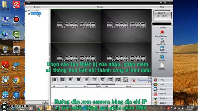 Hướng dẫn xem camera bằng phần mềm CMS