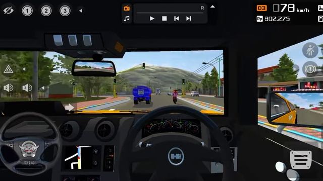 Hummer H2 mod link driving in bus simulator Indonesia 💥💥💥💥watch this
