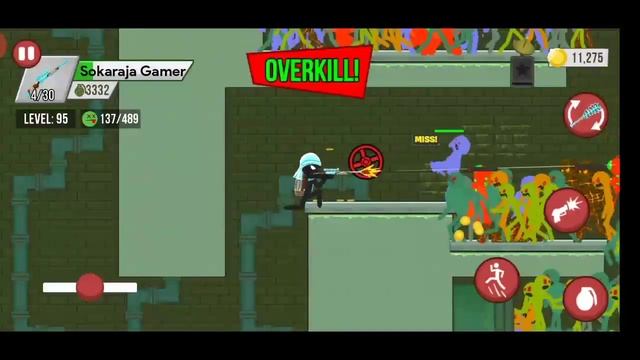 Zombie Rats!! Chapter 6 level 94-95 Stickman Zombie Shooter android game