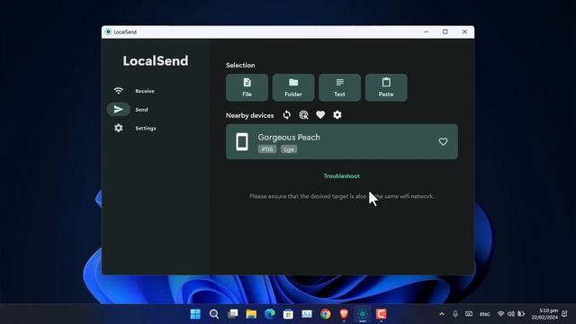 I can send any file across any platform (Android, iOS, Linux, Windows, & macOS )in seconds