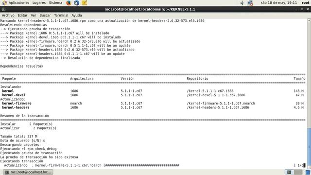 Kernel Linux 5.1.1 para CentOS 6.7