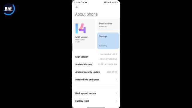 Xiaomi 11i/ Hypercharge MIUI 14.0.4.0 with Android 13 Update Rollout For FK Code User | Xiaomi 11i
