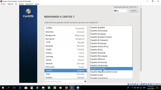 Instalar Linux CentOS! en virtual box Sistemas Operativos