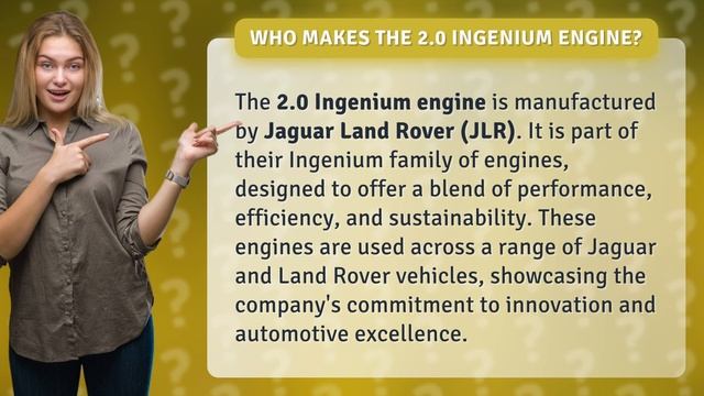 Who makes the 2.0 Ingenium engine?