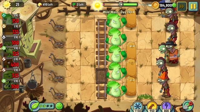 PvZ2 Hardcore Challenge, Wild West - Day 19