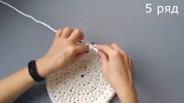 Вяжем крючком идеально ровный круг / How to Crochet a Flat Circle double crochet