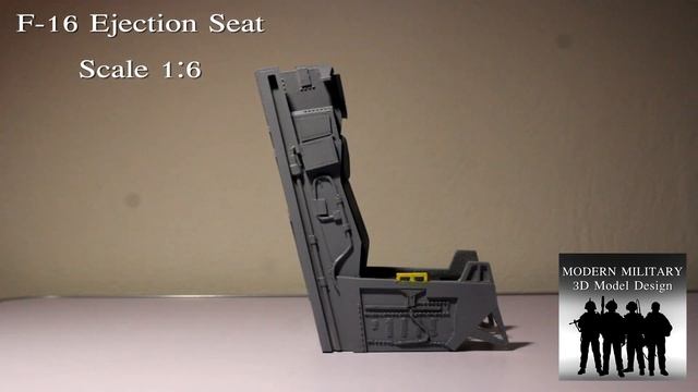 เก้าอี้นักบิน Ejection Seat F-16  Scale 1:6  (แบบทำสีแล้ว)