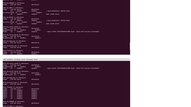 Unix & Linux: Meaning IPTables command output for 3g connection