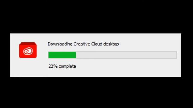 Updating the Adobe Creative Cloud Desktop...
