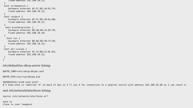 How to configure 4-port linux box for router?