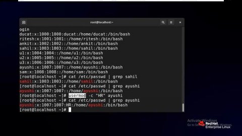 MANAGING LOCAL LINUX USERS AND GROUPS IN RHEL9 PART-1