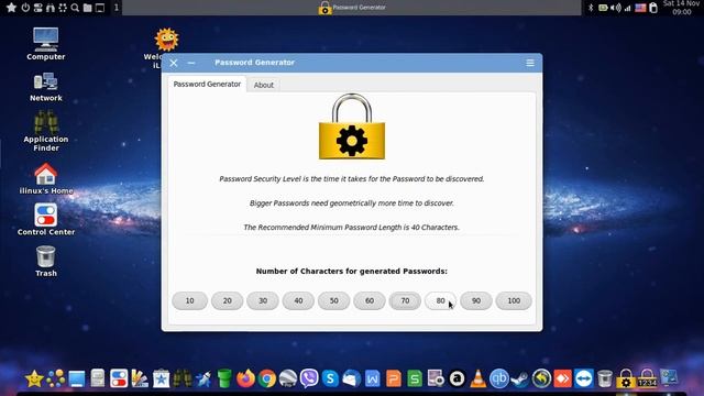 iLinux OS 2 - Password Generator - ilinuxos.com