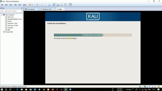 How to install kali linux on vmware (cyber 3 )