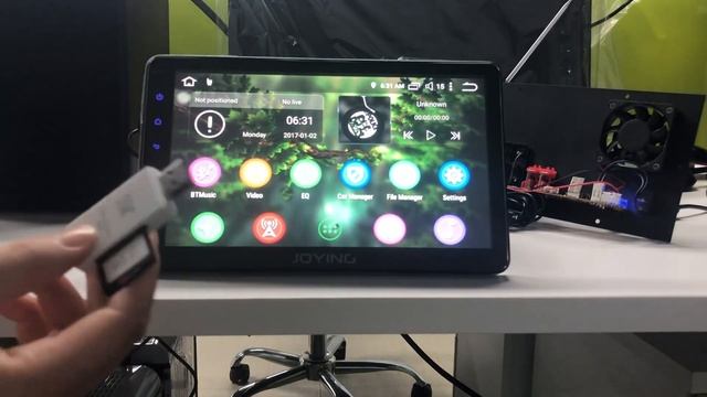 How to update QD Android car stereo with SD card upgrade tool method?