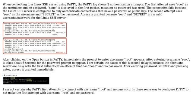DevOps & SysAdmins: PuTTY slow connecting to Linux SSH server