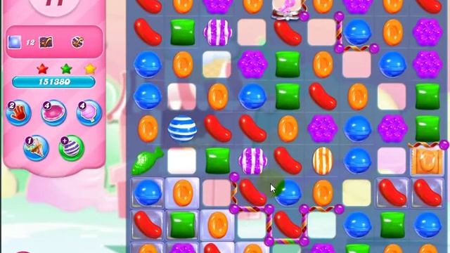 Candy Crush Saga level 4172(17 MOVES)2019