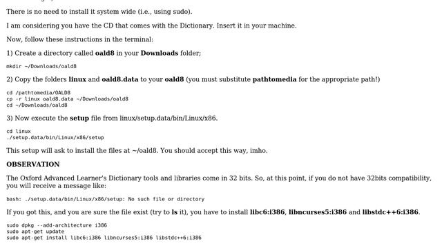 Ubuntu: How to Install OALD8 on Ubuntu 14.04 x64? (2 Solutions!!)
