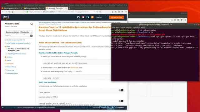 Install JDK 11 for Linux