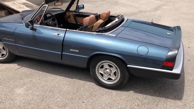 1990 Alfa Romeo Top Down Walk Around with Engine