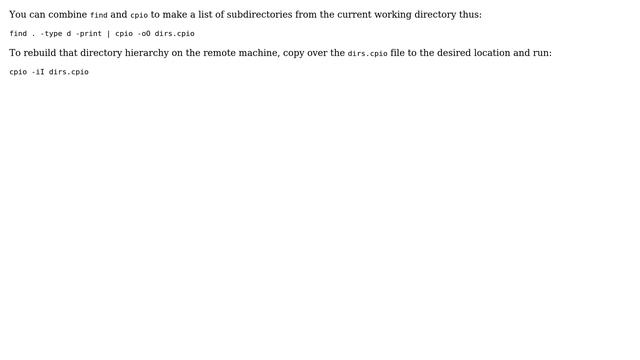 How do I replicate the directory structure to a remote Linux server? (3 Solutions!!)