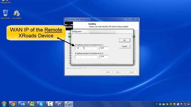 EdgeXOS - HowTo Site2Site Client Installation