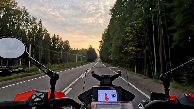 #70-1 Вечерний прохват на закат | KTM 390 Adventure SW