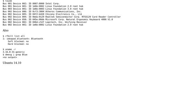 Ubuntu: Bluetooth Atheros 0cf3:3004 does not work in Ubuntu 14.10