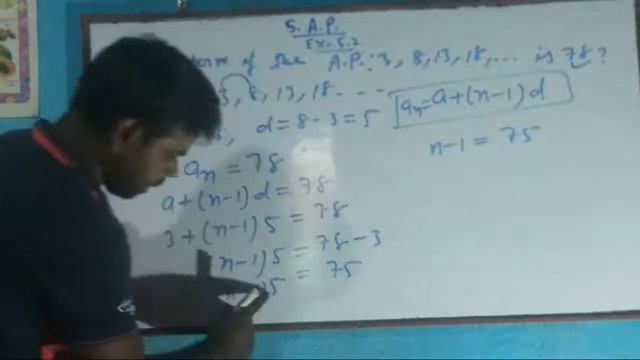 Jac / Arithmetic Progression / Ex-5.2 / Q.No.-3,4,5,6 / Math Live Classes / Falcon