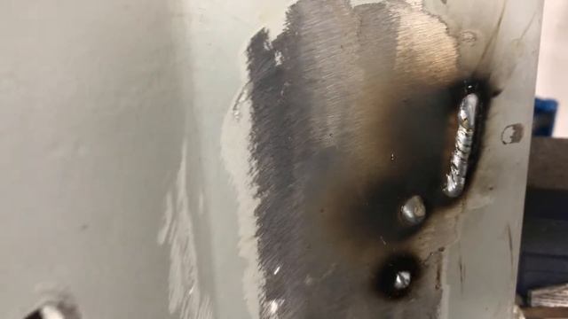 MY FIRST TIME MIG WELDING WITH LINCOLN ELECTRIC WELDING MACHINE