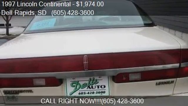 1997 Lincoln Continental Base 4dr Sedan for sale in Dell Rap