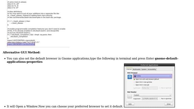 Ubuntu: How to set the Default Browser from the Command Line? (4 Solutions!!)