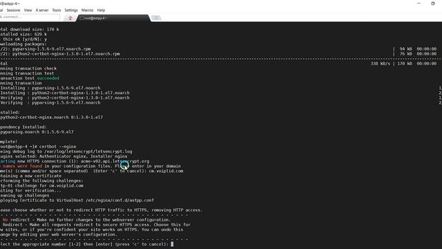 Ssl installation for Linux Centos