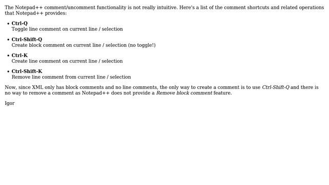 Unix & Linux: How do I uncomment lines in an XML file using Notepad++? (4 Solutions!!)