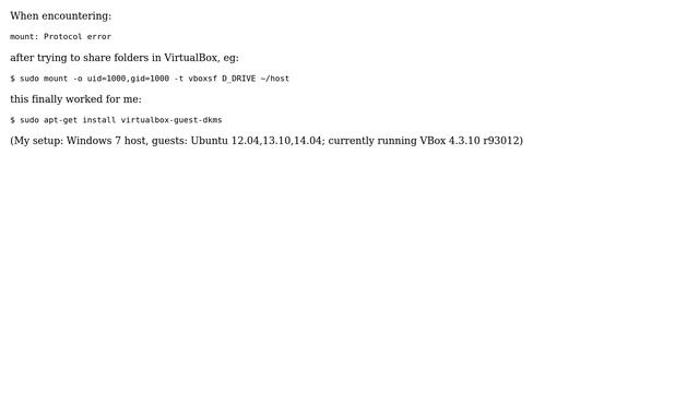 DevOps & SysAdmins: How to mount a VirtualBox shared folder? (8 Solutions!!)