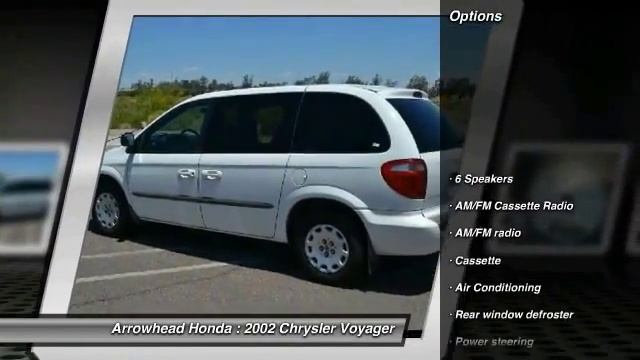 2002 Chrysler Voyager Peoria AZ 13593A