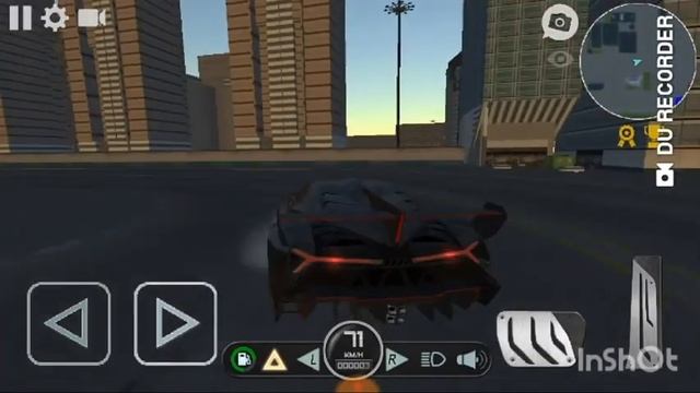 Black Lamborghini simulator