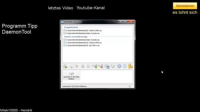 Programm Tipp - Daemon Tools