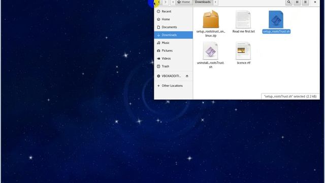 Installing rootstrust on Fedora