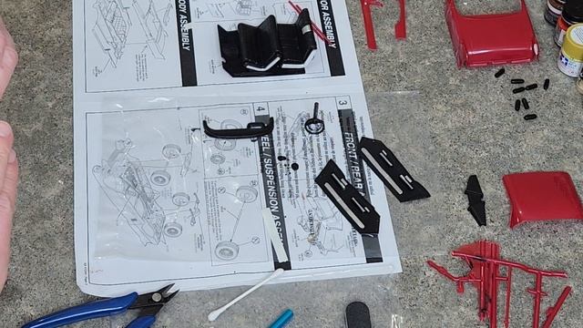 Building the Atlantis 1957 Cadillac Eldorado Brougham (Starting the dash detail.)