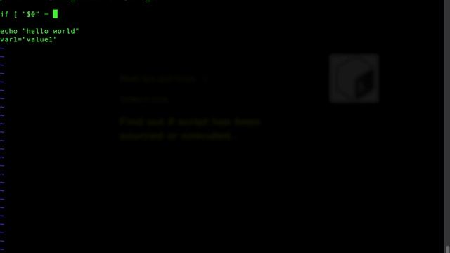 Condition for checking if bash script has been sourced
