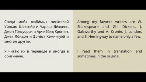5 Parallel Russian- Practice 2 - Pre-intermediate