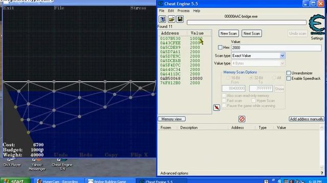 How to hack Bridge Builder's budget (cheat engine)