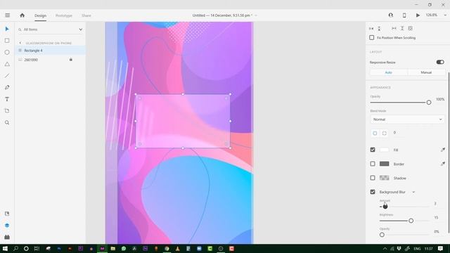 Glass Morphism Effect Adobe XD Tutorial in Malayalam
