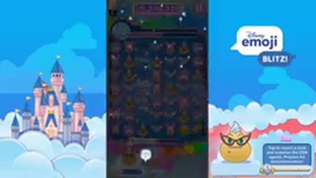 Disney Emoji Blitz - Roz (Level 3) - Monsters Inc - Gameplay