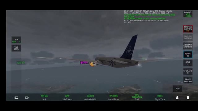 Real Flight Simulator - New Update Boeing 777-300ER + Garuda Indonesia Seoul -- Jakarta