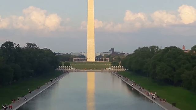 WASHINGTON DC 2017 - WASHINGTON MONUMENT (FROM LINCOLN MEMORIAL)