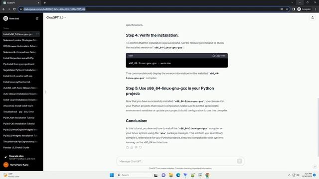pip install x86 64 linux gnu gcc